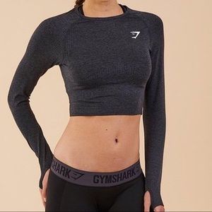 Gymshark Vital Seamless Long Sleeve Crop Top